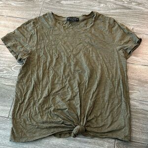 EUC Social Sanctuary Olive Green T Shirt Size Large